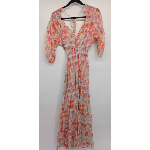 NWOT Misa Los Angeles Pippa Summer Maxi Dress Size XS Cora Flora #1B455 - Picture 7 of 12